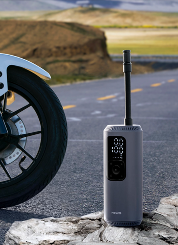 Bơm Cầm Tay Mini Xiaomi Newo G01 USB-C - Bơm Hơi Nhanh 150 PSI Cho Ô Tô, Xe Máy, Xe Đạp - Thiết Kế Nhỏ Gọn, Tiện Dụng