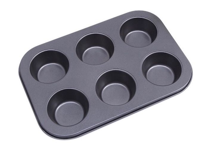 Bộ 3 Khuôn Chống Dính Làm Bánh Mì, Bánh Gato, Cupcake - Dụng Cụ Nấu Ăn Nhà Bếp Chất Liệu Thép Carbon Cao Cấp