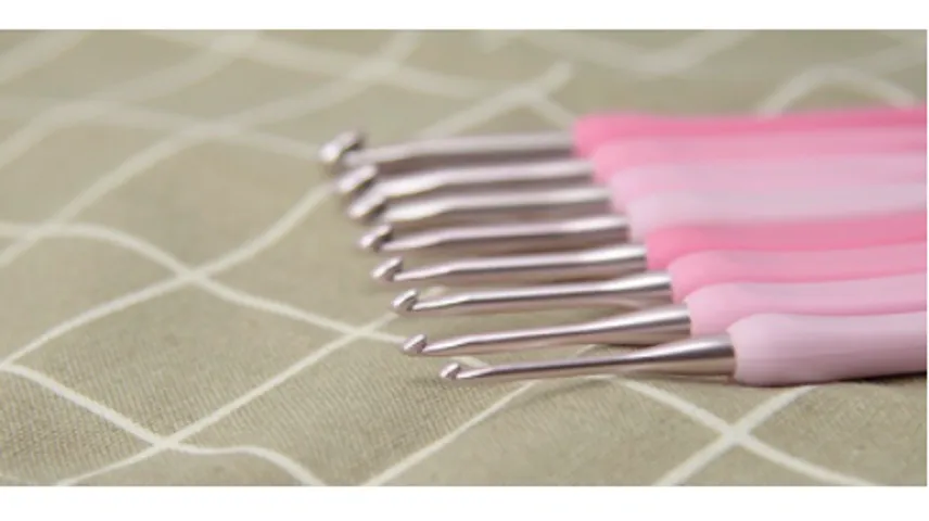 Bộ 8 Kim Móc Tulip Chất Lượng Cao, Mũi 2.5mm đến 6mm - Dụng Cụ Móc Len Đẹp, Tiện Dụng, Phụ Kiện Sáng Tạo Nội Thất