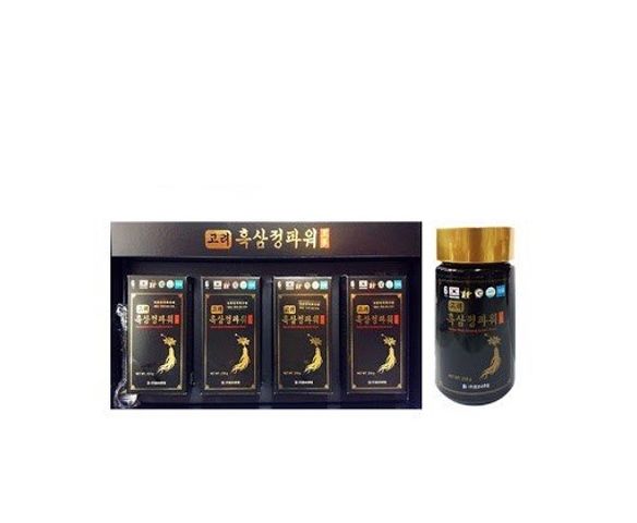 Cao Hắc Sâm Hàn Quốc Cô Đặc Hộp 4 Lọ - Thực Phẩm Bảo Vệ Sức Khỏe, Tăng Cường Miễn Dịch và Phục Hồi Năng Lượng