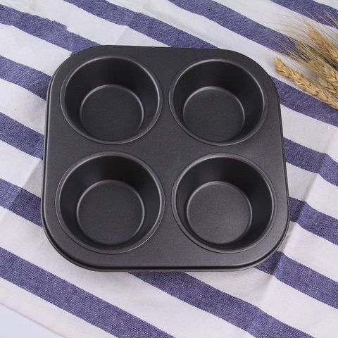 Khuôn Nướng Bánh Cupcake Chống Dính Bằng Thép Carbon, Dễ Dùng, Chất Lượng Cao - Dụng Cụ Làm Bánh Nhà Bếp Thiết Yếu