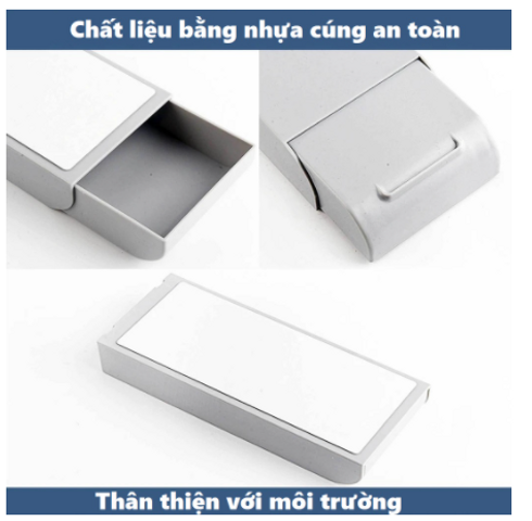 Ngăn Kéo Mini Dán Dưới Bàn Học - Tiện Lợi Để Đồ Đạc Gọn Gàng, 22.3x3.5cm, Chất Liệu Nhựa Bền Bỉ, Thiết Kế Thông Minh