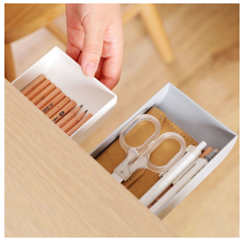 Ngăn Kéo Mini Dán Dưới Bàn Học - Tiện Lợi Để Đồ Đạc Gọn Gàng, 22.3x3.5cm, Chất Liệu Nhựa Bền Bỉ, Thiết Kế Thông Minh