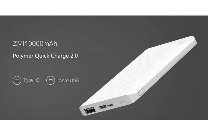 Pin Dự Phòng Sạc Nhanh Xiaomi Zimi Power Bank 10000mAh - Nhỏ Gọn, Độ Bền Cao, Chống Cháy - Sạc Đa Năng Cho Smartphone và Các Thiết Bị Điện Tử