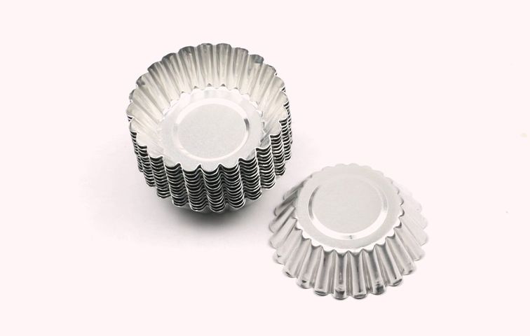 Set 10 Khuôn Đế Tart Trứng Hình Hoa Bằng Nhôm Chống Dính, Dày, Chất Liệu Cao Cấp, Thích Hợp Nướng Bánh Nhỏ, Muffin, Quiche