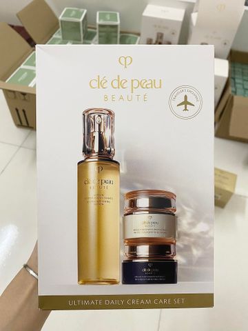 Set 3 món dưỡng da Clé De Peau Ultimate Daily Cream Care
