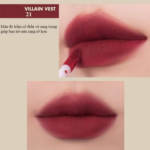 Son kem lì Romand Zero Velvet Tint Ver 3 - 4 tông màu mềm mịn như nhung, son môi trang điểm Hàn Quốc hấp dẫn, phong cách trendy.