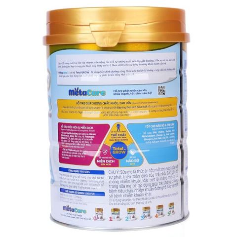 Sữa bột Nutricare Meta Care 2 cho bé từ 6-12 tháng, hộp 900g - Bổ sung dưỡng chất phát triển toàn diện cho trẻ sơ sinh.