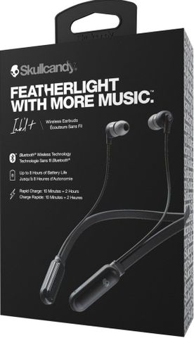 Tai nghe Bluetooth Skullcandy INKD+ Wireless Neckband - Thiết kế nhỏ gọn, pin 8 giờ, bảo hành 12 tháng, màu sắc đa dạng