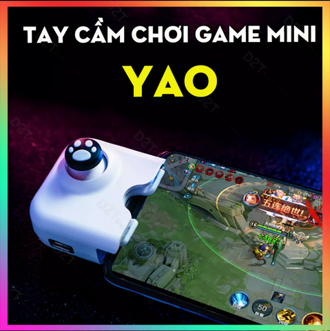 Tay Cầm Chơi Game Joystick YAO - Phụ Kiện Di Động Cho Game MOBA & FPS, Thiết Kế Nhỏ Gọn, Không Cần Sạc