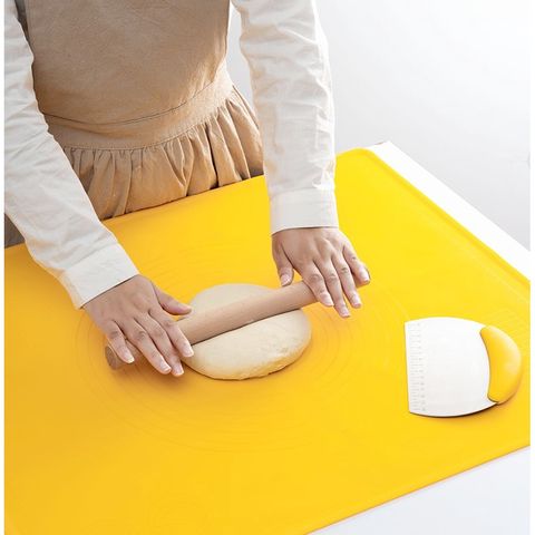 Thảm Silicone Chống Dính Nhào Bột Làm Bánh và Cắt Bột - Bộ 3 Món Cao Cấp, Chịu Nhiệt, Dễ Vệ Sinh, Kích Thước 40x60cm