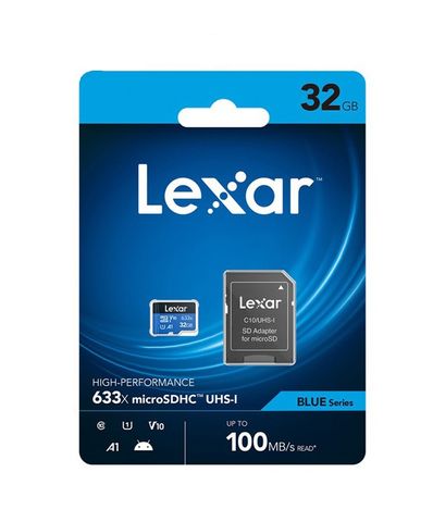 Thẻ Nhớ MicroSD Lexar 32GB/64GB/128GB - Tốc Độ Cao Class 10 Cho Camera và Điện Thoại, Tương Thích Đầy Đủ, Chất Lượng Cao