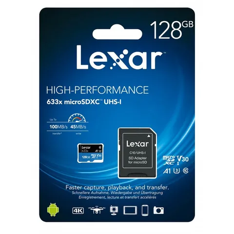 Thẻ nhớ MicroSD Lexar chuyên dụng cho camera, điện thoại