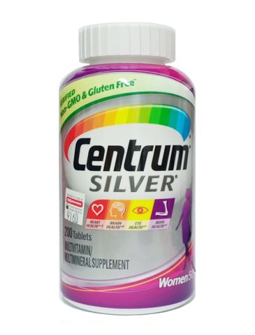 Viên uống Centrum Silver Ultra Women's 50+ - Vitamin tổng hợp cho phụ nữ trên 50 năm tuổi, hỗ trợ sức khỏe tim mạch và thị lực.