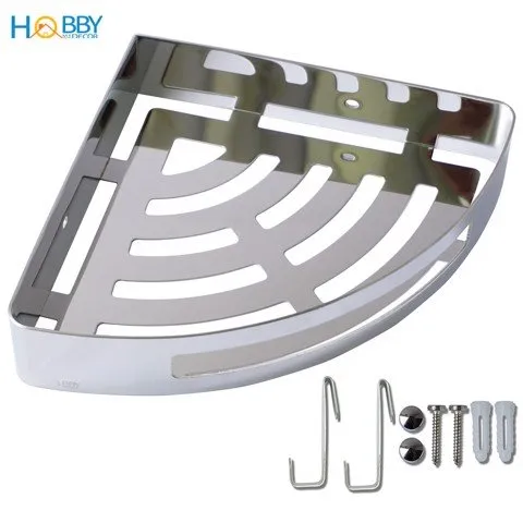 Kệ Góc Dán Tường Inox Hobby Đa Năng - Nội Thất Tiện Lợi Cho Nhà Bếp và Phòng Tắm, Chất Liệu Inox Cao Cấp Siêu Bền
