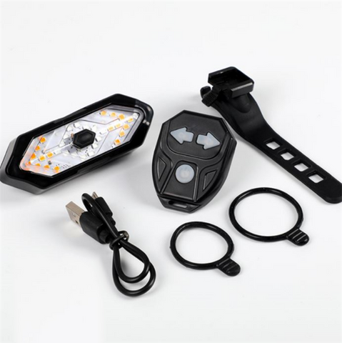 Đèn xi nhan xe đạp West Biking FY-1820 điều khiển từ xa, chống thấm nước, có còi, thiết kế hiện đại cho xe đạp thể thao và trẻ em.