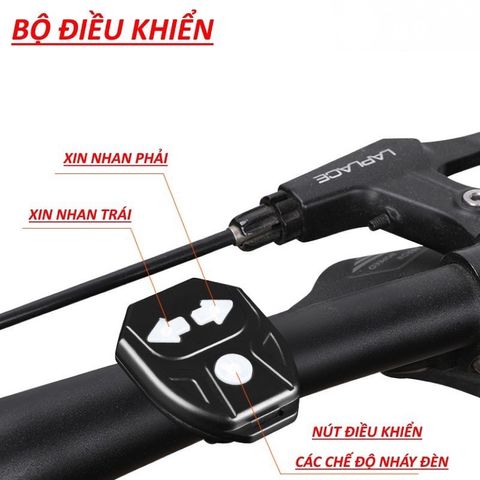 Đèn xi nhan xe đạp West Biking FY-1820 điều khiển từ xa, chống thấm nước, có còi, thiết kế hiện đại cho xe đạp thể thao và trẻ em.
