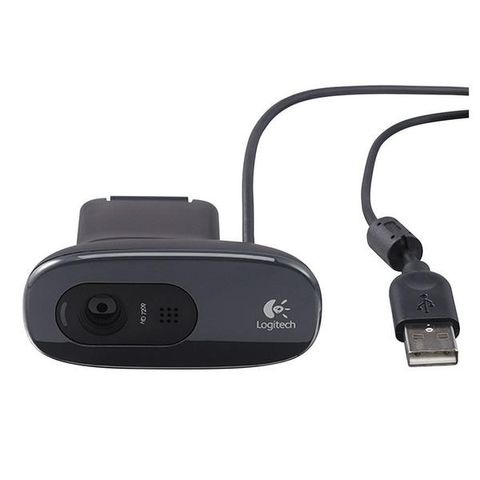 Webcam Logitech C270 HD - Webcam USB 720p cho máy tính, Hội nghị trực tuyến, Livestream, Học Online, Không cần cài đặt