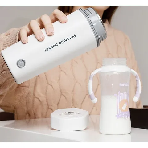 Bình Đun Nước Du Lịch Siêu Tốc Portable 300ml - Thiết Kế Nhỏ Gọn, Nắp Chống Tràn, Tiện Lợi Mang Đi Du Lịch, Công Tác