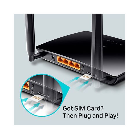 Bộ Phát Wifi Router 4G LTE Băng Tần Kép AC750 TP-Link Archer MR200 - Internet Tốc Độ Cao, Kết Nối Linh Hoạt