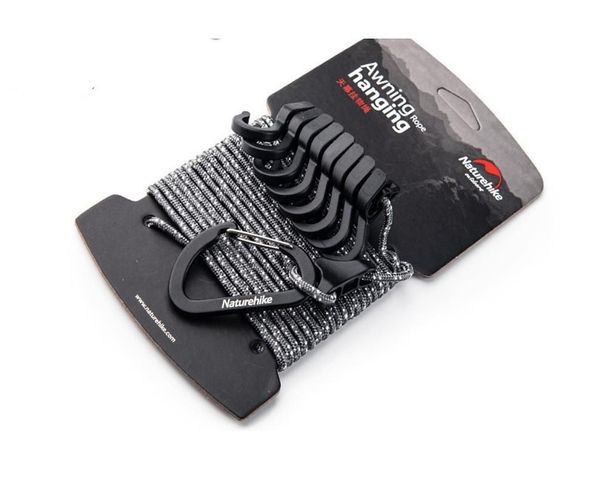 Dây Treo Đồ Đa Năng 4.3m NatureHike NH19PJ040 - Phụ Kiện Cắm Trại, Treo Đồ Nấu Ăn, Giúp Đồ Luôn Khô Ráo, Tiện Lợi Và Dễ Mang Theo