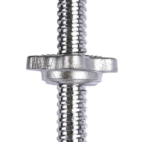 Đòn tạ tay 35cm Đúc Đặc Có Ốc Vặn - Dụng Cụ Tập Gym Cơ Bắp Chất Liệu Bền Bỉ, Thiết Kế Nhám Cầm Chắc, Thay Đổi Tạ Tập