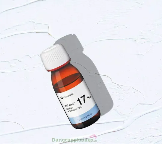 Dung dịch thay da sinh học Md:ceuticals Md Peel Azelaic 17% & Salicylic 20% - Serum cải thiện sắc tố da, giảm mụn và lão hóa da