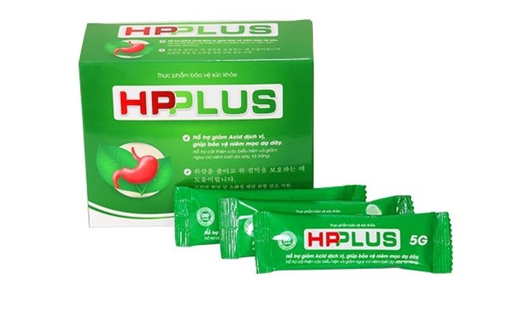 Bột uống HP Plus hỗ trợ sức khỏe dạ dày - Giảm đau, ợ chua, ợ nóng - Thực phẩm chức năng tiêu hóa hiệu quả 20 gói x 5g