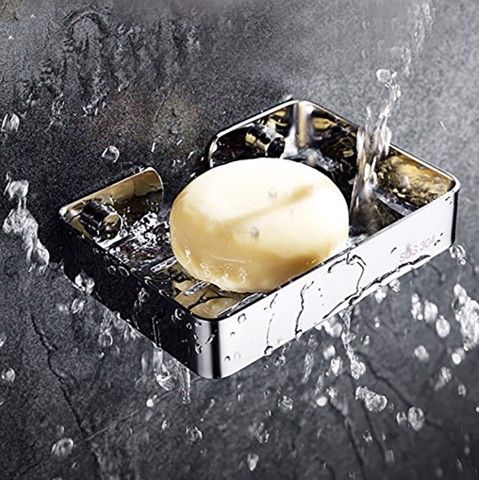 Khay Đựng Xà Bông Inox Dán Tường Hobby SB4 - Chất Liệu Cao Cấp, Không Rỉ Sét, Thiết Kế Hiện Đại Cho Phòng Tắm Gọn Gàng