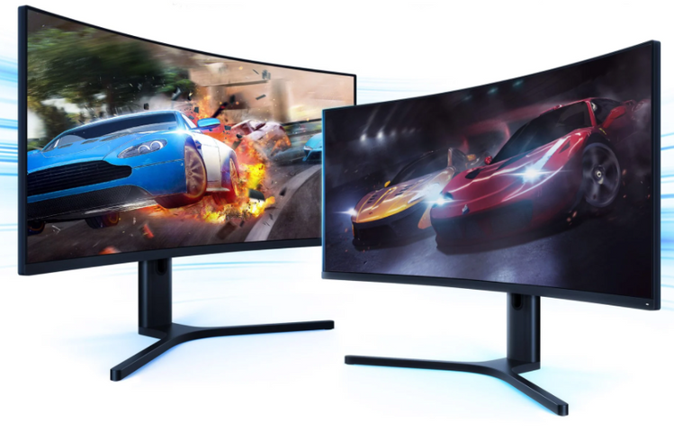 Màn Hình Cong Gaming Xiaomi Mi 34 Inch - Độ Nét 3440x1440, Tần Số Quét 144Hz, Công Nghệ FreeSync Premium, Phụ Kiện Máy Tính Xuất Khẩu