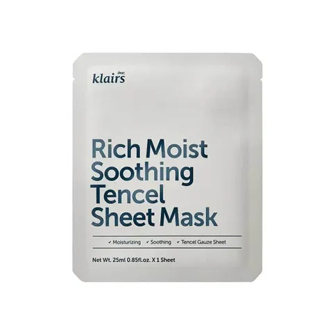 Mặt nạ dưỡng ẩm Klairs Rich Moist Soothing Sheet Mask