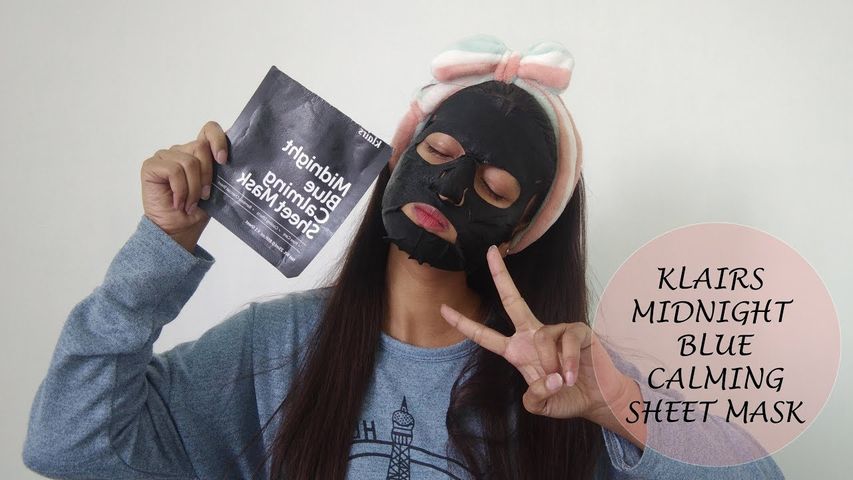 Mặt nạ thanh lọc làm dịu da Klairs Midnight Blue Calming Sheet Mask - Dành cho da nhạy cảm, hỗ trợ giảm mẩn đỏ và kích ứng, 1 miếng 25ml