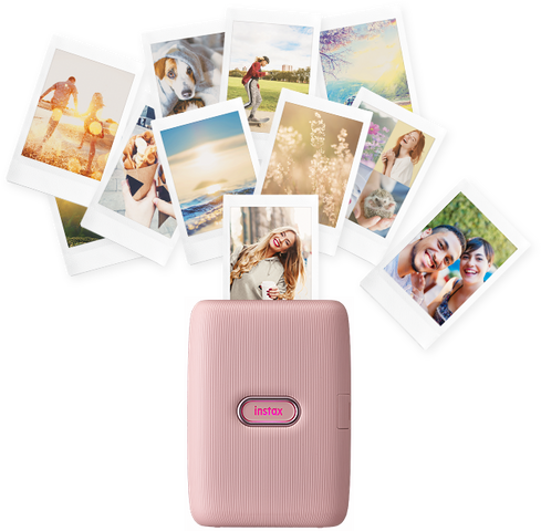 Máy In Ảnh Lấy Ngay Fujifilm Instax Mini Link - Kết Nối Bluetooth, Chụp Hình Nhanh, 10 Film, Quà Tặng Độc Đáo Cho Fan Ảnh