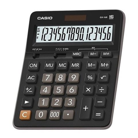Máy Tính Casio GX-16B Để Bàn - Thiết Kế Gọn Nhẹ, Chức Năng Tính Toán Nâng Cao Cho Văn Phòng và Shop Bán Hàng