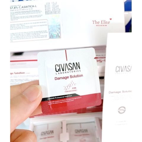 Serum Dưỡng Trắng Phục Hồi Da 30 Ngày Civasan Damage Solution - Làm Sáng Da, Thẩm Thấu Nhanh, Dưỡng Ẩm Tối Ưu