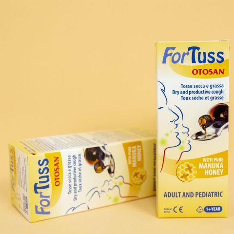 Siro Ho Fortuss Otosan 180ml - Hỗ Trợ Giảm Ho, Làm Dịu Cổ Họng, Thành Phần Hữu Cơ Châu Âu, An Toàn Cho Trẻ Em và Người Lớn