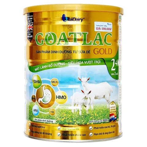 Sữa dê Goatlac Gold 2 cho trẻ từ 2 tuổi