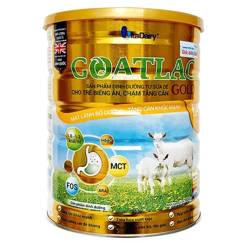 Sữa dê Goatlac Gold BA cho trẻ biếng ăn 1-10 tuổi