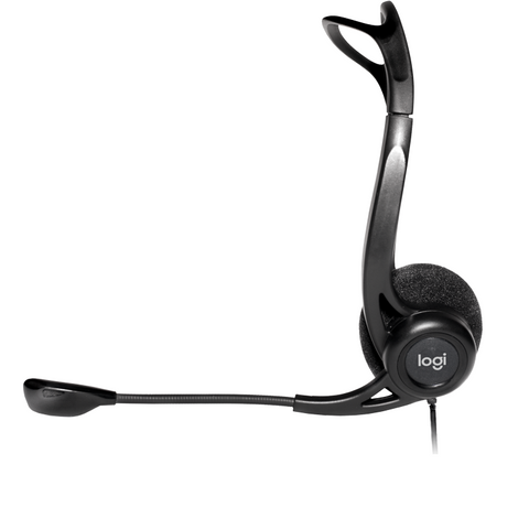 Tai nghe Logitech H370 - Tai nghe âm thanh kỹ thuật số USB-A với mic khử tạp âm, chất lượng cao cho game và nghe nhạc