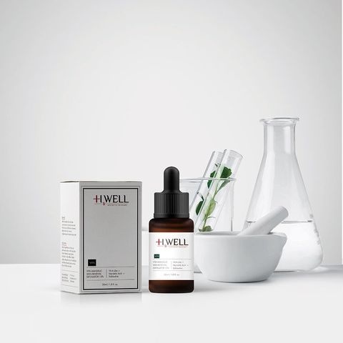 Tẩy Da Chết Hóa Học H&Well Vita Mandelic 12% - Giúp Làm Sáng Da, Se Khít Lỗ Chân Lông, Thích Hợp Mọi Loại Da 30ml