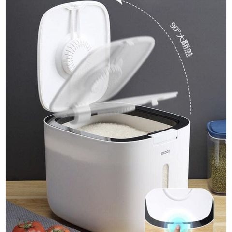 Thùng Đựng Gạo Ecoco 10kg Thông Minh Chống Ẩm - Giữ Cho Gạo Tươi Sạch Lâu Bền, Dụng Cụ Nhà Bếp Tiện Lợi