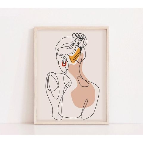 Tranh Canvas Trang Trí Tường Họa Tiết Cô Gái Hiện Đại - Mẫu Độc Đáo Cho Không Gian Sống Nghệ Thuật