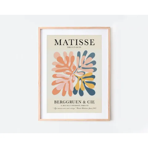 Tranh canvas treo tường chủ đề Matisse sang trọng