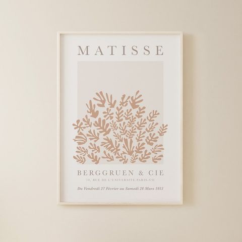 Tranh Canvas Treo Tường Matisse Sang Trọng - Nghệ Thuật Hiện Đại Độc Đáo, Chất Liệu Bền, Dễ Dàng Lắp Đặt