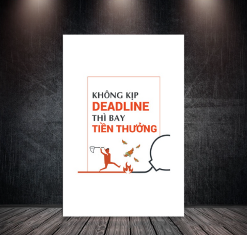 Tranh Slogan Treo Văn Phòng Chất Liệu Vải Canvas - Câu Nói Truyền Cảm Hứng, Trang Trí Hiện Đại Cho Không Gian Làm Việc