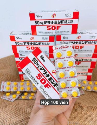 Viên uống tỏi Arinamin 50F - Hỗ trợ tăng đề kháng, phục hồi sức khỏe, bổ sung Vitamin B1 - 100 viên cho sức khỏe tốt hơn