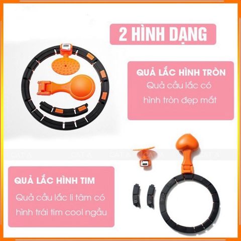 Vòng Lắc Eo Tự Động Đếm - Dụng Cụ Thể Thao Giảm Mỡ Bụng, Massage Cơ Bụng, Đồng Hồ Điện Tử Theo Dõi Quy Trình Tập Luyện