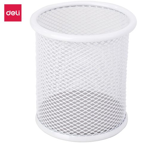 Cốc cắm bút kim loại Deli 9153 - Thiết kế nhỏ gọn, bền chắc, phù hợp cho văn phòng và học tập, nhiều màu sắc cá tính