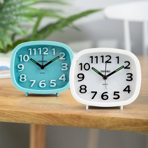 Đồng Hồ Báo Thức Dạ Quang Deli 8800 - Thiết Kế Nhỏ Gọn, Không Ồn, Tiện Dụng Cho Ngày Mới!