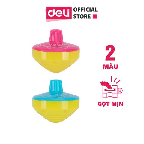 Gọt Chì Mini Hình Con Quay Deli ER01301 - Thiết Kế Gọn Nhẹ, Cắt Mịn, Nhiều Màu Sắc Bắt Mắt Cho Văn Phòng Học Tập
